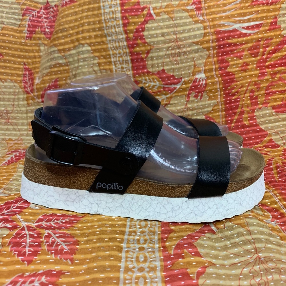 Birkenstock PAPILLIO Leather Slingback Platform - Picture 3 of 8